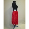 JUPE ROUGE FEMME