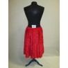 JUPE ROUGE FEMME