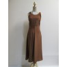 ROBE FILLE MARRON