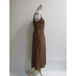 ROBE FILLE MARRON
