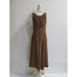 ROBE FILLE MARRON