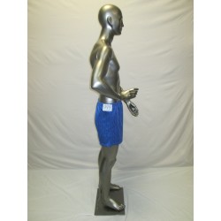 SHORT BLEU HOMME