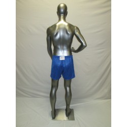 SHORT BLEU HOMME